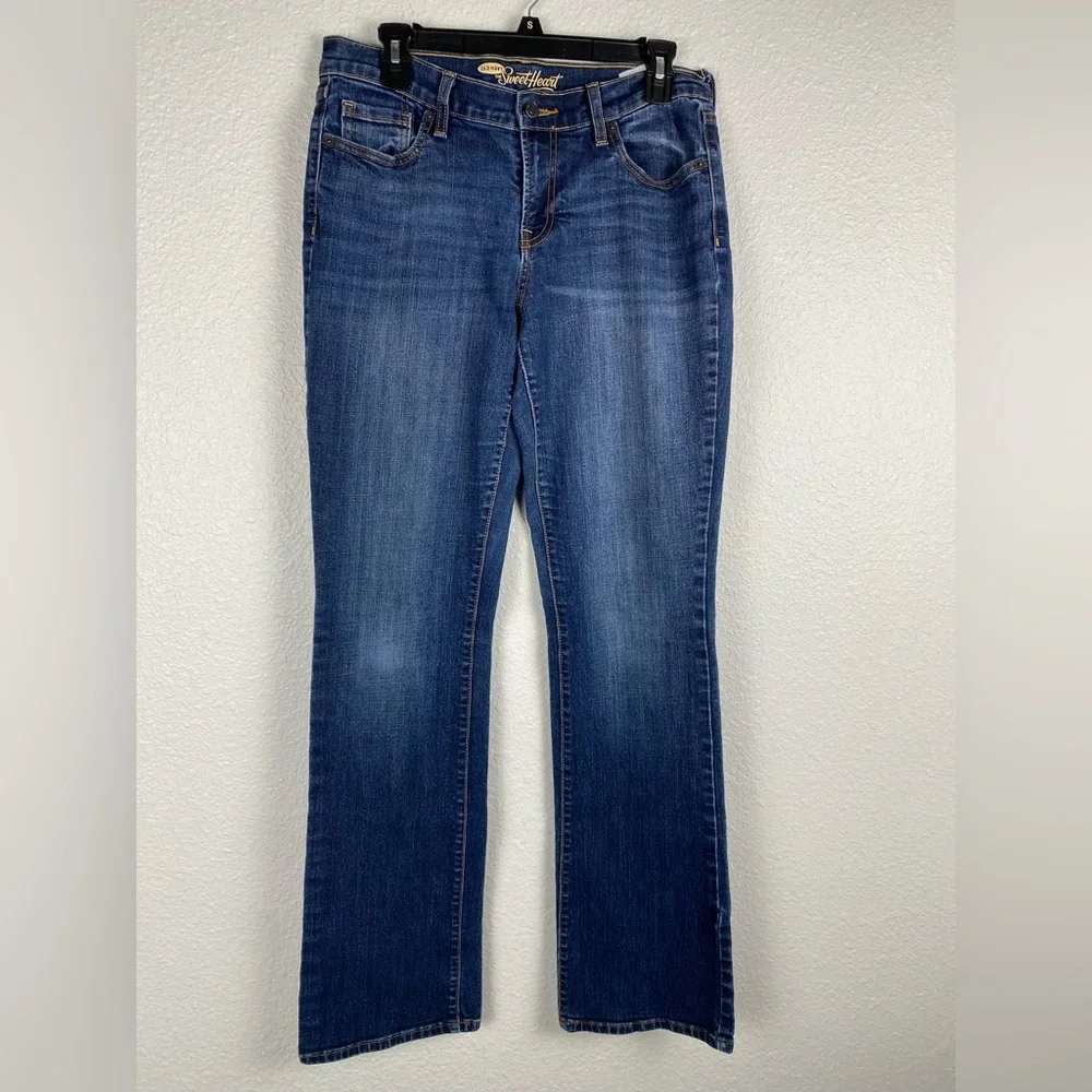 Old Navy Sweetheart bootcut jeans denim women’s size 8 long mid rise - Picture 2 of 10